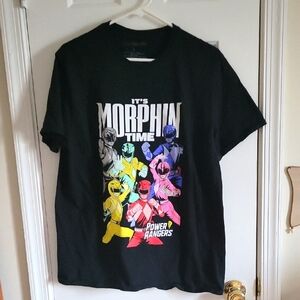 Power Ranger Black Kids T-Shirt